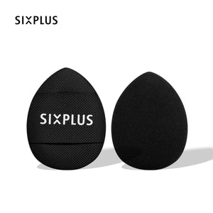 SIXPLUS 4つのミニサイズのエアパフ 指パフ 乾湿両用の多機能ポータブルパフ　ラテックスフリー素材