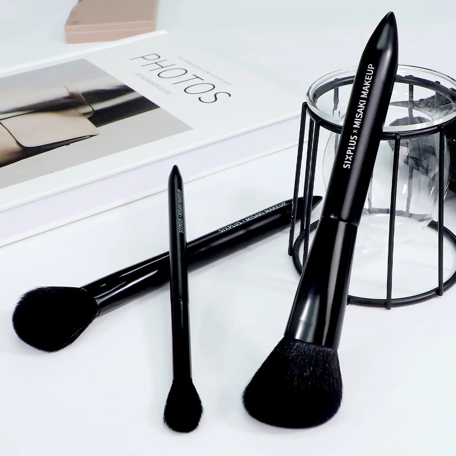 SIXPLUS X MISAKI MAKEUP 7本メイクアップブラシセット-Bloom