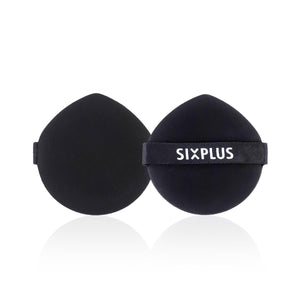 SIXPLUS スポンジパフ 2枚 ドロップ型 多機能